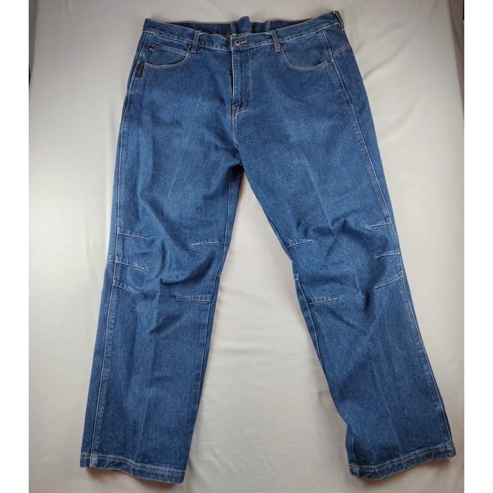Vintage Y2K Phat Farm Jeans Men's 44x32 Denim Baggy Hip Hop Streetwear Logo EUC